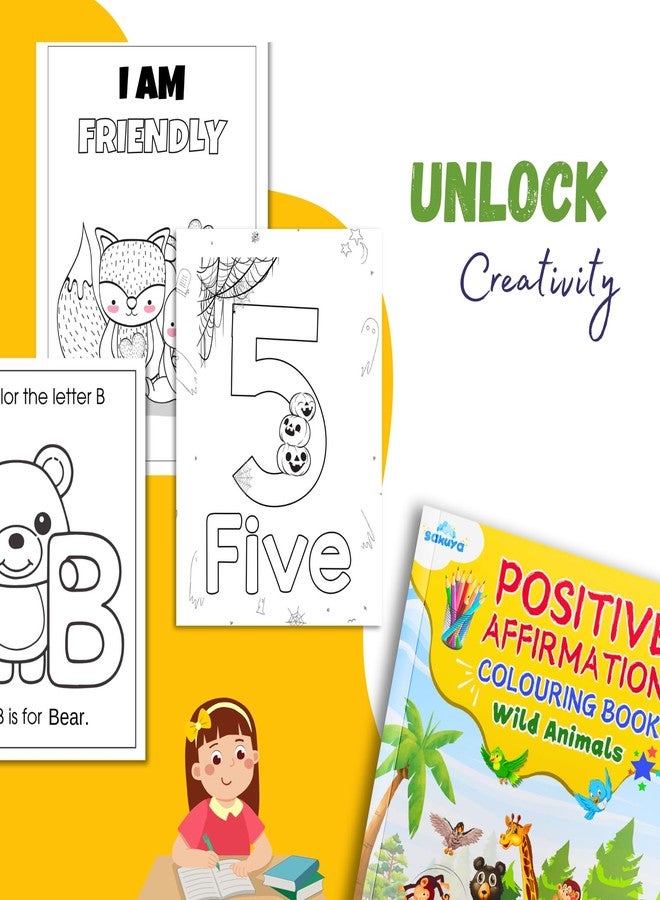 Sakuya Number Coloring Book for Kids | Art and Activity Book for 5-Year-Old | Kid Coloring Books with Number Drawings | Colour Books for 3-Year-Old Children | Drawing Book & coloring Set for Childrens - Image 5